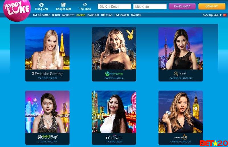 casino trực tuyến happyluke