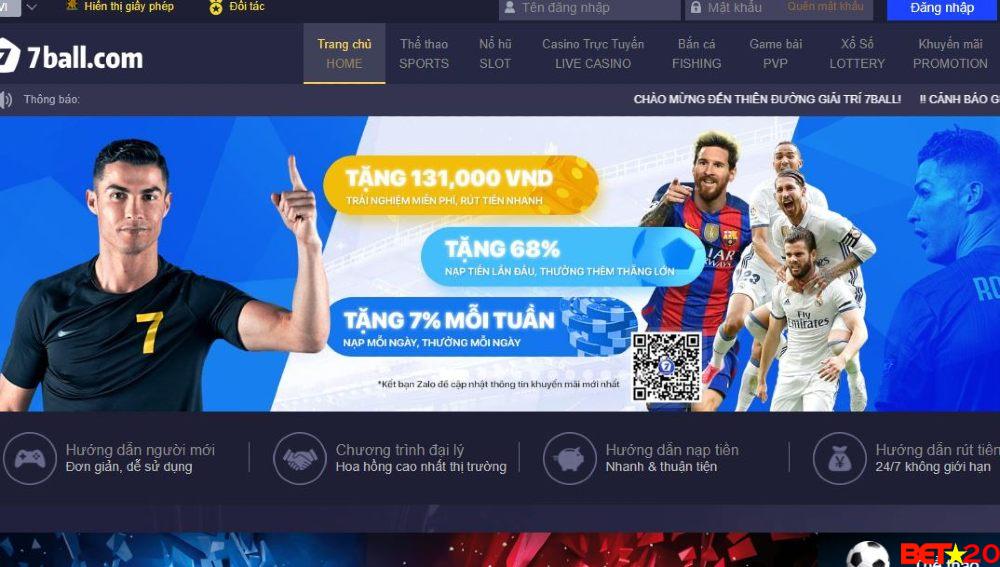 trang cá cược bóng đá 7ball