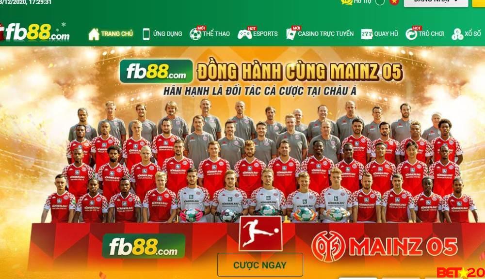 Trang cá độ bóng đá fb88