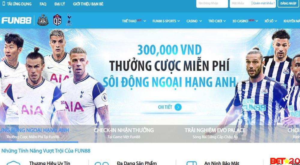 trang cá độ bóng đá fun88