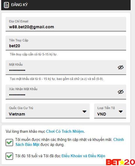 cách đăng ký 188bet