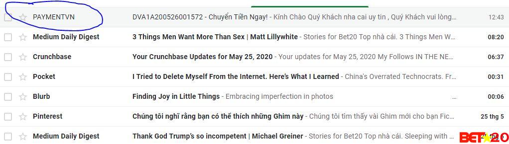 thông tin chuyển khoản nhà cái 188bet