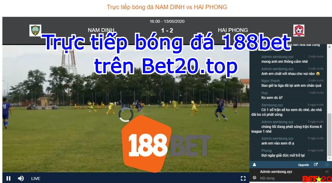 truc tiep bong da 188bet tren bet20