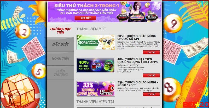 xổ số - keno 12bet