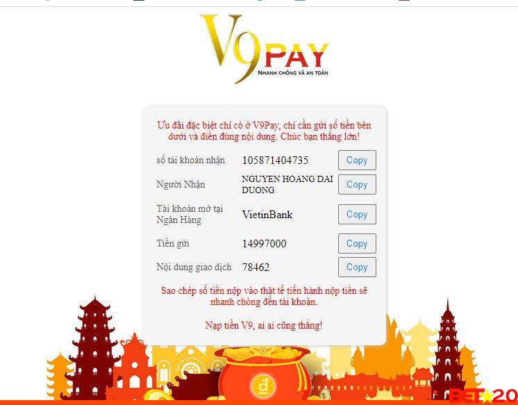 nap tiền k8 bằng v9pay