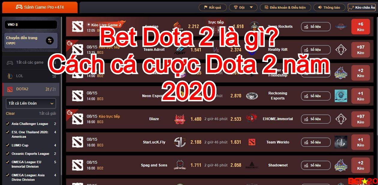 bet dota2 là gì