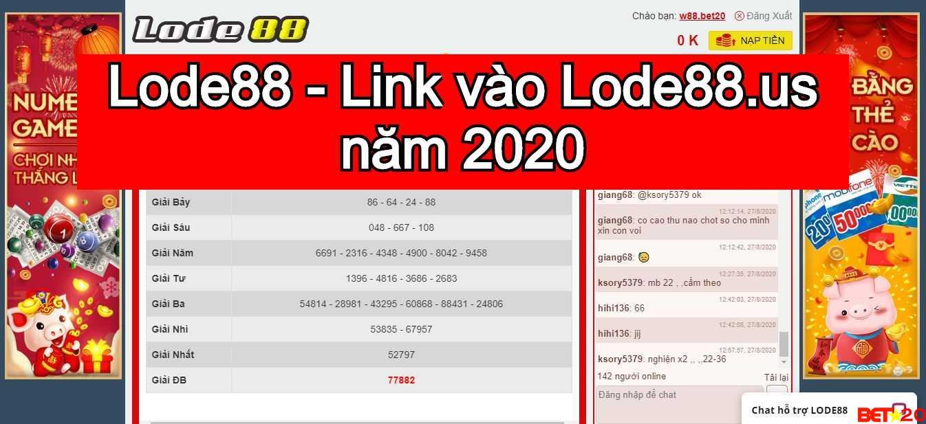 lode88 link vao lode88 năm 2020