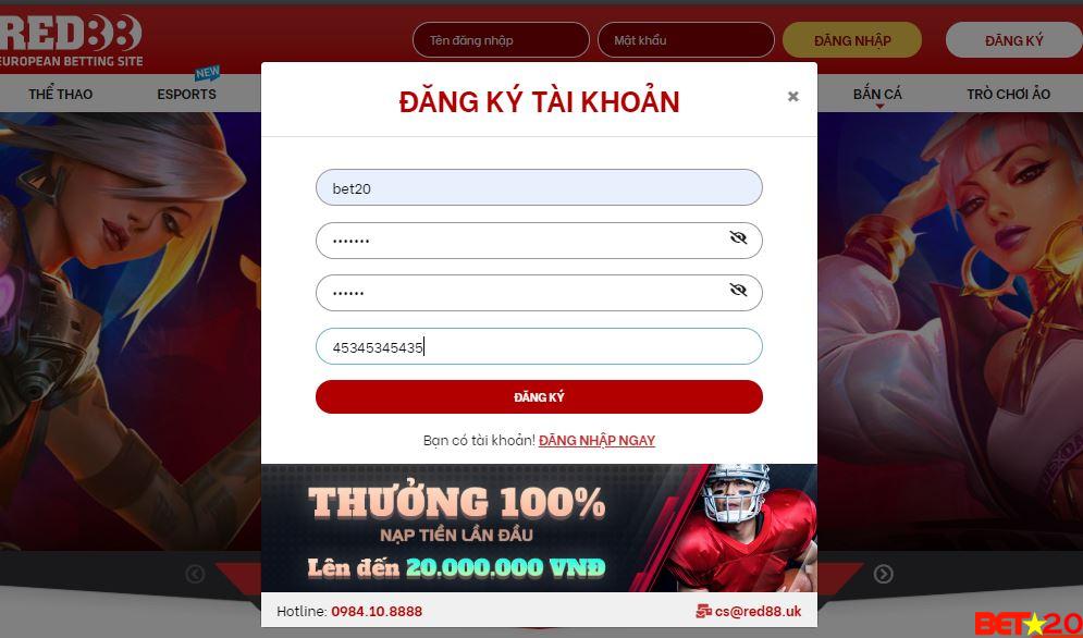 đăng ký re88 ra sao