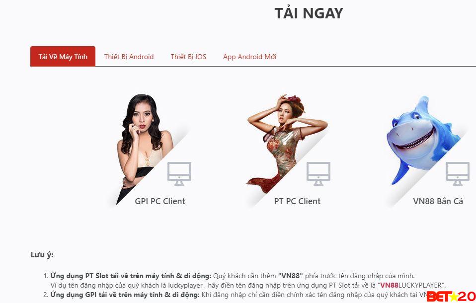 tải ứng dụng vn88