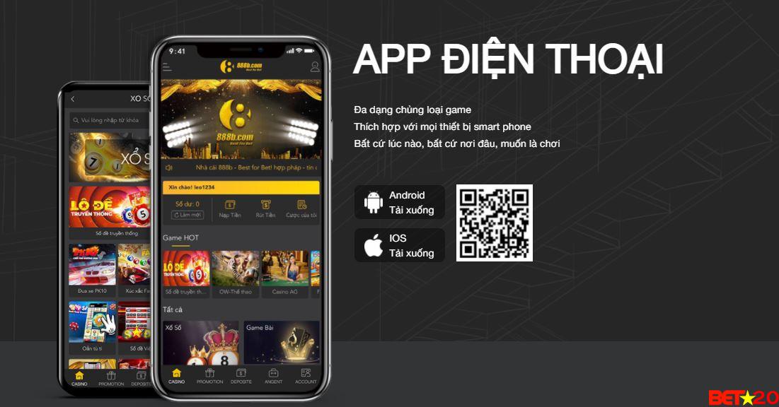 tải app ứng dung 888b