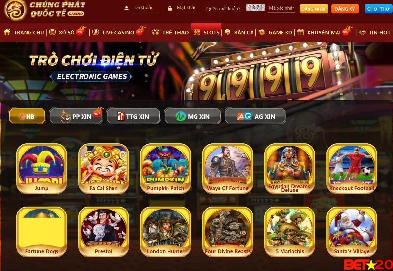 slot game chúng phát