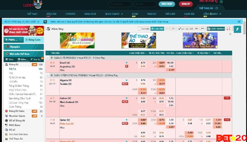 Thể thao - cược bóng đá Lucky88