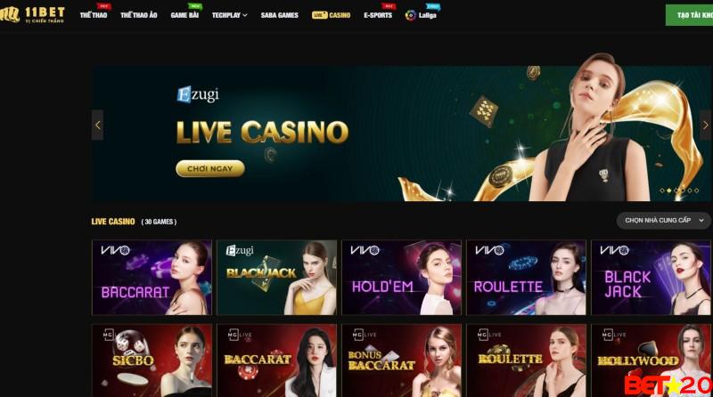 casino live 11bet